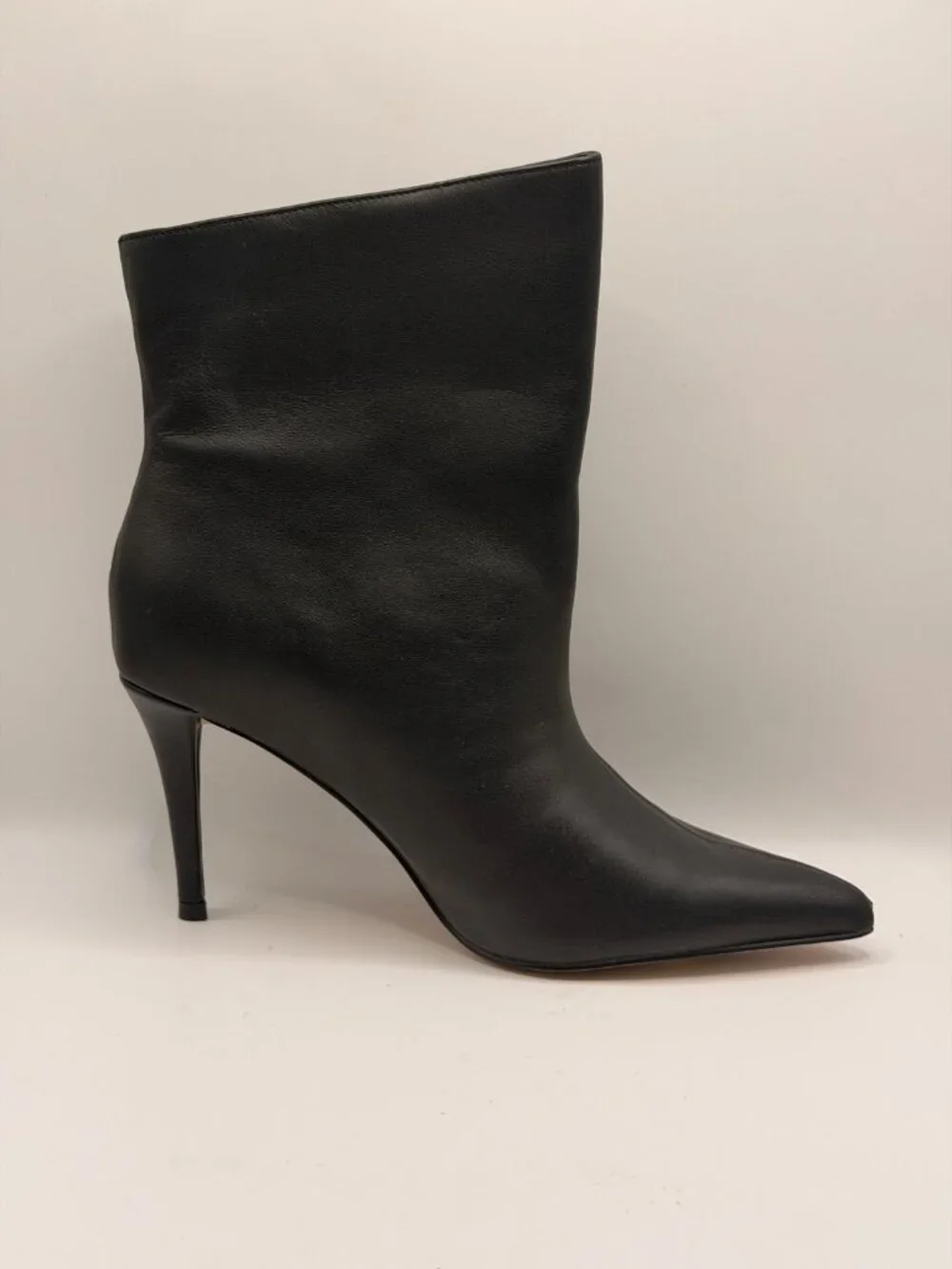 Steve Madden Women Sierah Leather Pointed Toe Heel Bootie Sz 8.5 - Picture 5 of 7